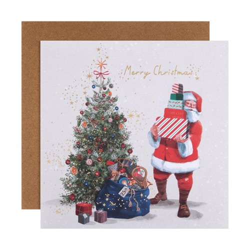 M&S Traditional Santa Duo Cards 