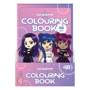Hoot K-POP Colouring Book