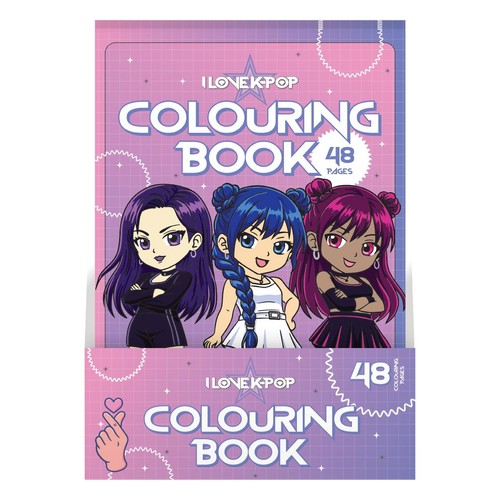 Hoot K-POP Colouring Book 