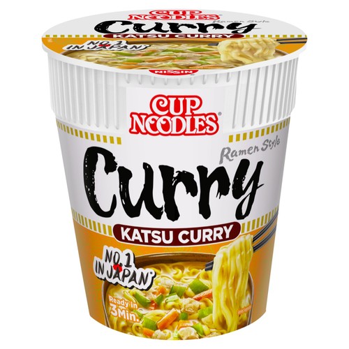 Nissin Cup Noodles Katsu Curry Instant Ramen Pot