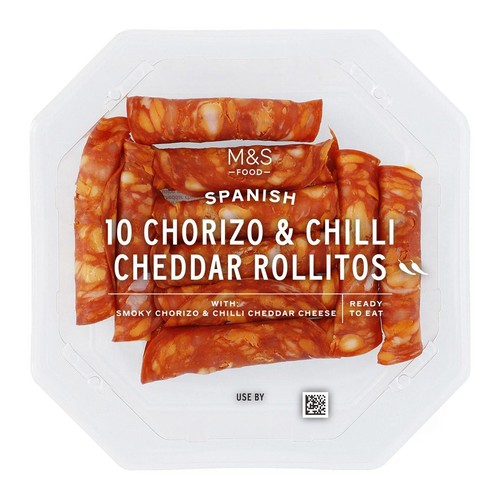 M&S Chorizo & Chilli Cheddar Rollitos