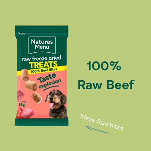 Natures Menu Raw Freeze Dried Beef Bites