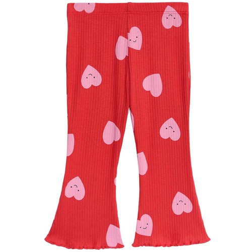 M&S Heart Print Outfit, 0-3 Months, Red Mix