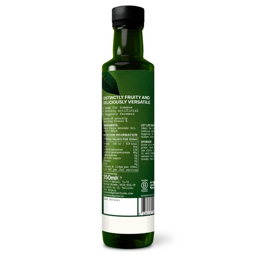 Hunter & Gather Cold Pressed Extra Virgin Avocado Oil