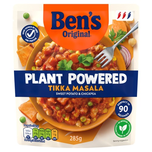 Ben's Original Plant Powered Vegan Tikka Masala Curry Meal