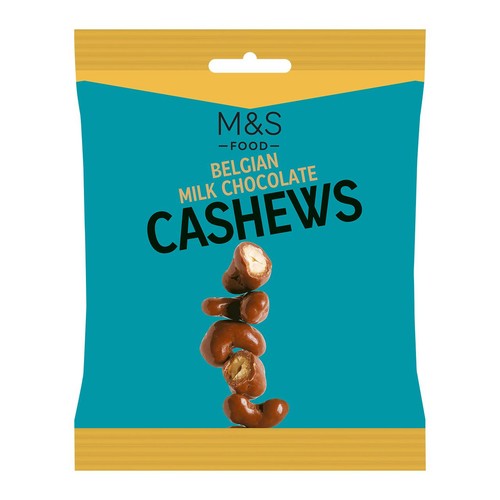 M&S Belgian Milk Chocolate Cashews