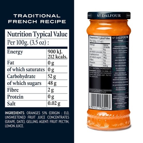 St Dalfour Orange Fruit Spread