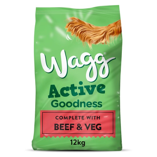 Wagg Active Goodness Beef & Veg Dry Dog Food