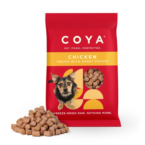 COYA Freeze-Dried Raw Adult Dog Treats Chicken
