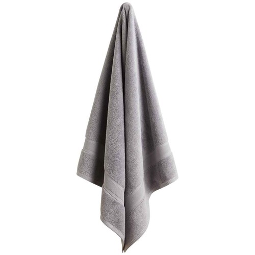 M&S Super Soft Pure Cotton Bath Towel, Light Grey