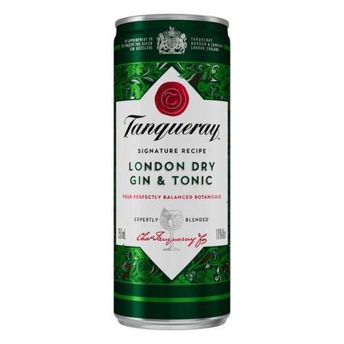 Tanqueray London Dry Gin & Tonic Ready to Drink Can