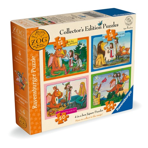 Ravensburger Gruffalo & Friends Zog 4 in a Box Jigsaw Puzzles