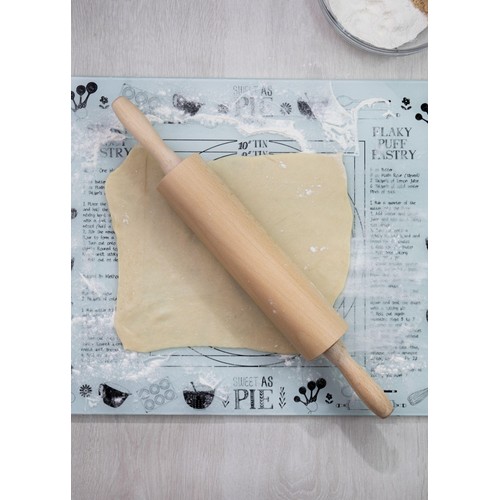 Kitchen Craft Revolving Rolling Pin, Beech  44cm
