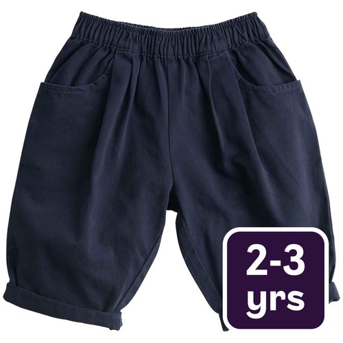 M&S Pure Cotton Chinos, 2-3 Years, Navy