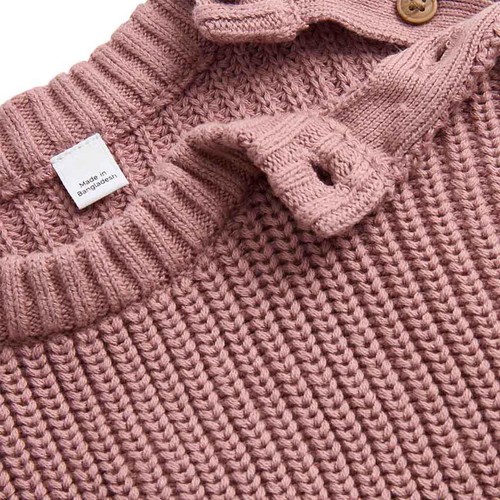 M&S Knitted Jumper, 9-12 Months, Pink