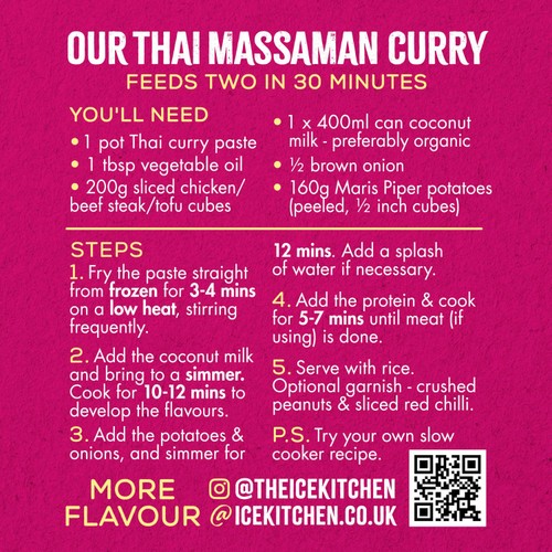 Ice Kitchen - Thai Massaman Curry Paste
