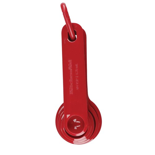 KitchenAid Universal Measuring Spoon Set, Red