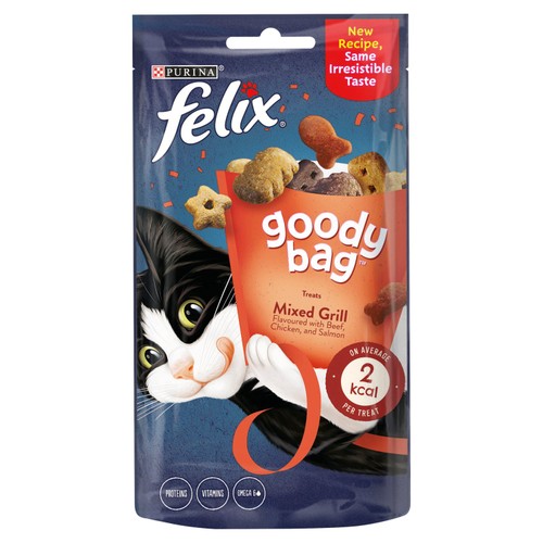 Felix Goody Bag Mixed Grill Beef Chicken & Salmon Cat Treats