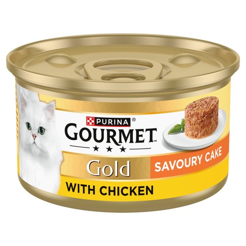 Gourmet Gold Savoury Cake Chicken Wet Cat Food 