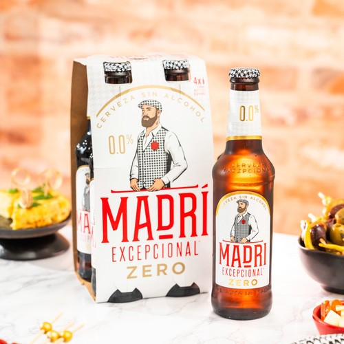 Madri Excepcional 0.0% Premium Lager Beer
