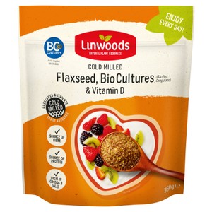 Linwoods Cold Milled Flaxseed, Biocultures & Vitamin D