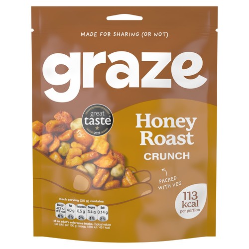 Graze Honey Roast Crunch Sharing Bag Snack