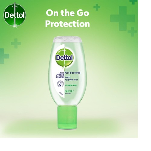 Dettol Antibacterial Hand Sanitiser Aloe Vera Gel