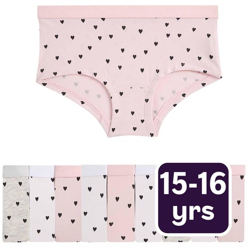 M&S 10P Core Heart Shorts, 15-16Y, Multi