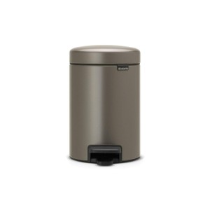 Brabantia newIcon 3L Pedal Bin - Platinum