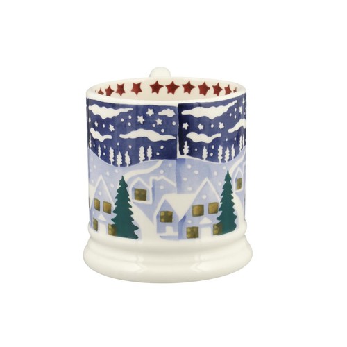 Emma Bridgewater Christmas Icons Winter Village 1/2 Pint Mug
