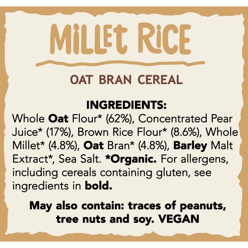 Natures Path Wheat Free Organic Millet Rice Oatbran
