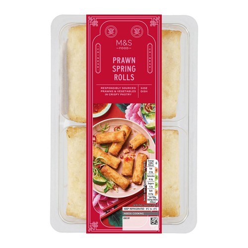 M&S Prawn Spring Rolls