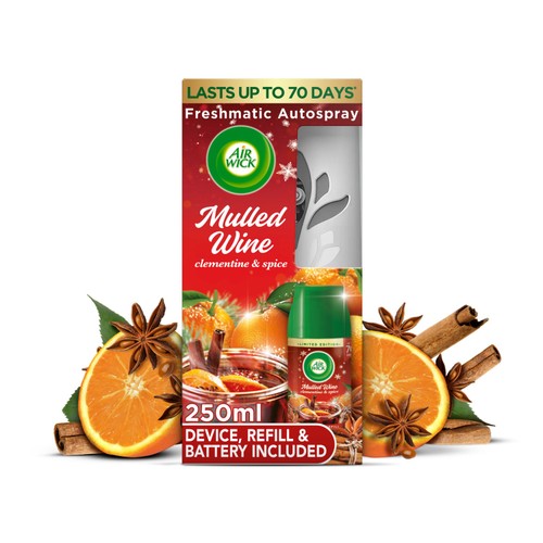 Airwick Mulled Wine Freshmatic Kit