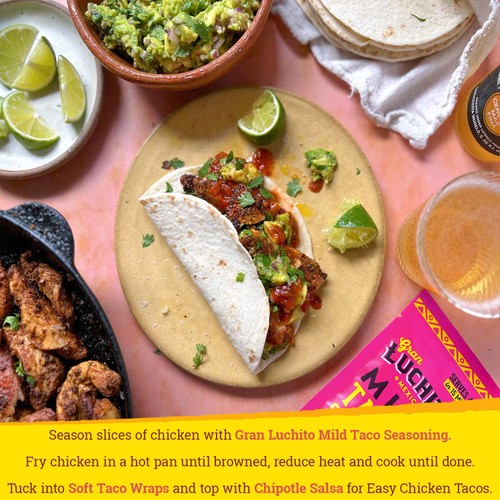 Gran Luchito 'Mild' Ancho BBQ Seasoning Fajita & Taco Seasoning Mix