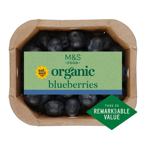 M&S Organic Blueberries