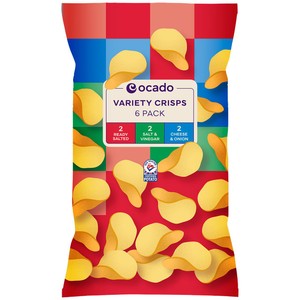 Ocado Salt & Vinegar Crisps Multipack