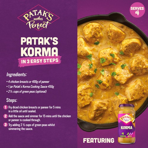 Patak's Korma Curry Sauce 