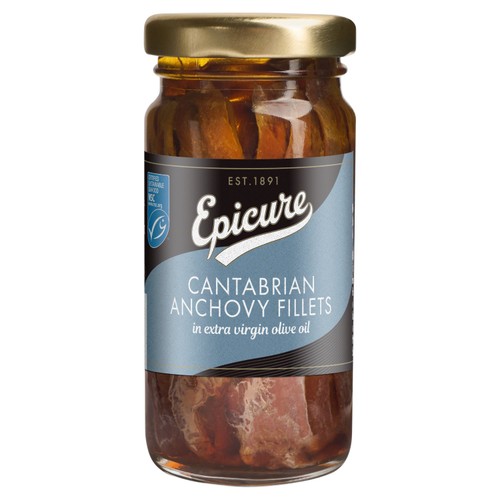 Epicure Cantabrian Anchovy Fillets in Extra Virgin Olive Oil