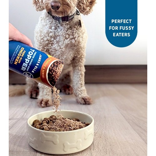 James & Ella Freeze Dried Raw Beef Dog Topper