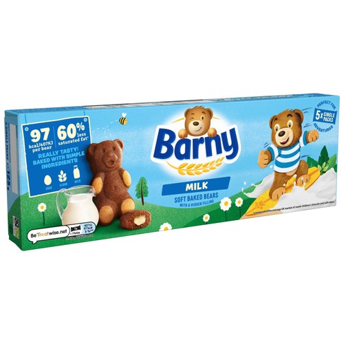 Barny Milk Sponge Bears Biscuits