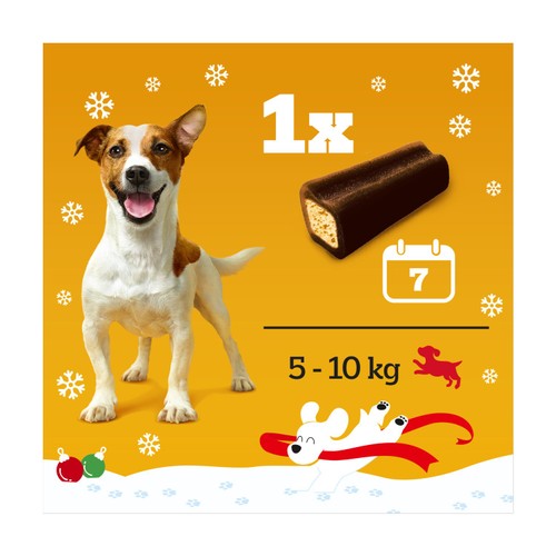 PEDIGREE Christmas Jumbone Small Dog Treats with Turkey Flavour