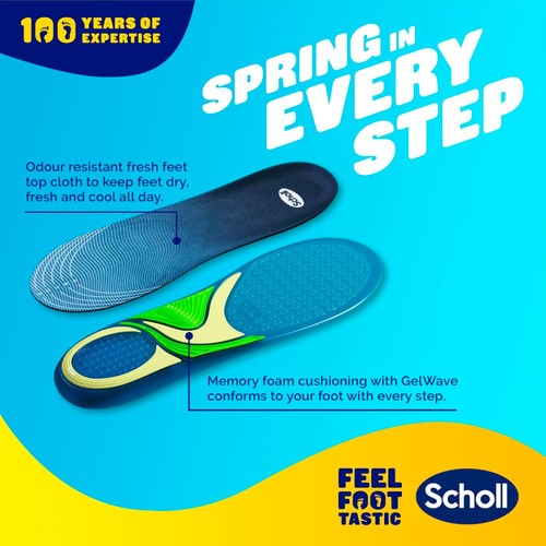 Scholl Gel Activ Trainer Insoles Small