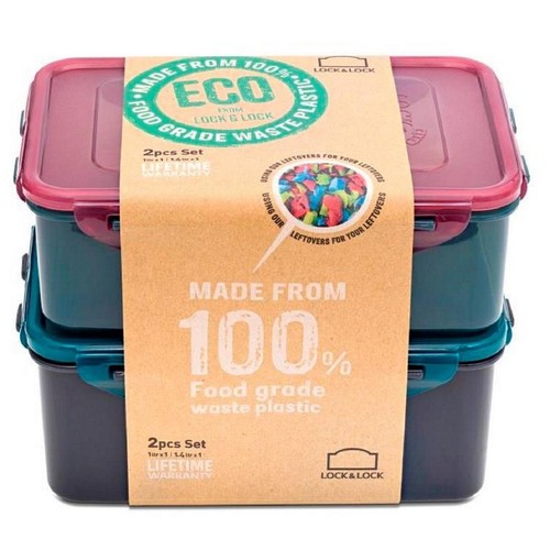 LocknLock Eco 1l & 1.4l Set