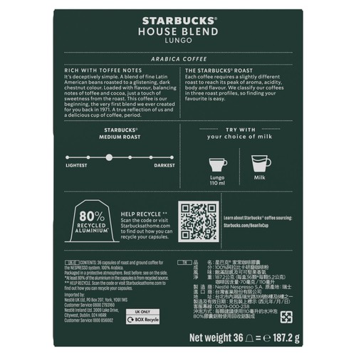 Starbucks by Nespresso House Blend