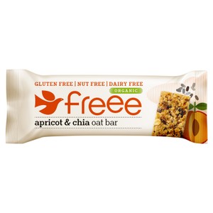 Freee Gluten Free Organic Apricot Oat Bar With Chia Seeds