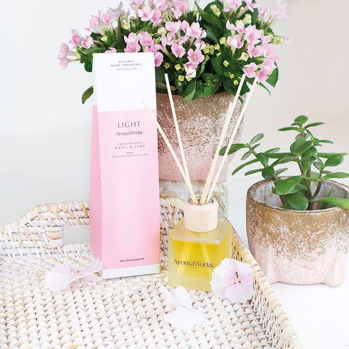 AromaWorks Reed Diffuser Basil & Lime