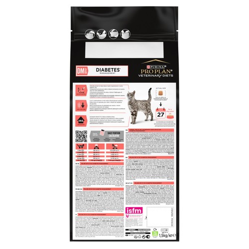 Pro Plan Veterinary Diets DM Diabetes Management Dry Cat Food