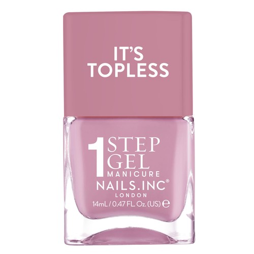 Nails.INC It's Topless Gel Nail Polish Mauve Pink Lily