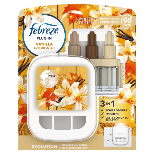 Febreze Vanilla Butterscotch 3volution Starter Kit  Air Freshener