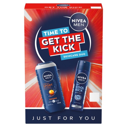 NIVEA MEN Time To Get The Kick Duo Gift Set